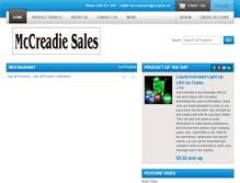 Tablet Screenshot of mccreadiesales.com